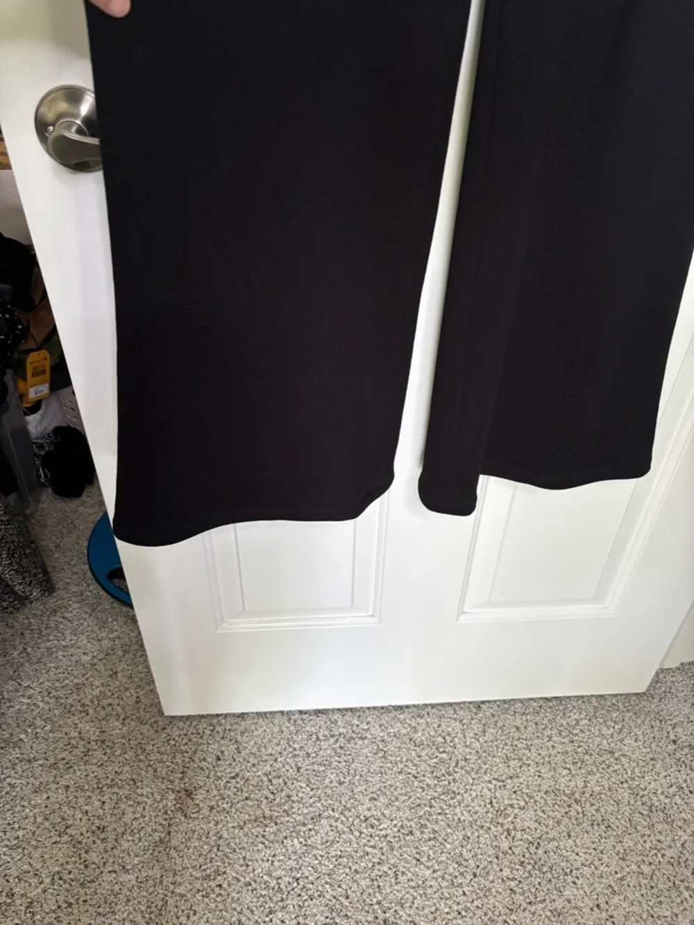 EUC CHANEL Sailor Cotton Black Wide-Leg Pants with Decorative Buttons Size 38